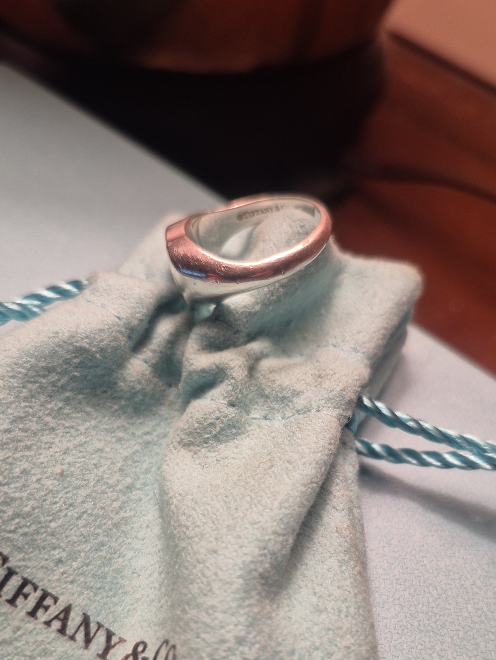 Tiffany & Co. Elsa Peretti Smooth Dome Ring in Polished Silver
